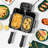Costway 1700 Watt 5 3 Basket Indoor Turkey Fryer with Timer
