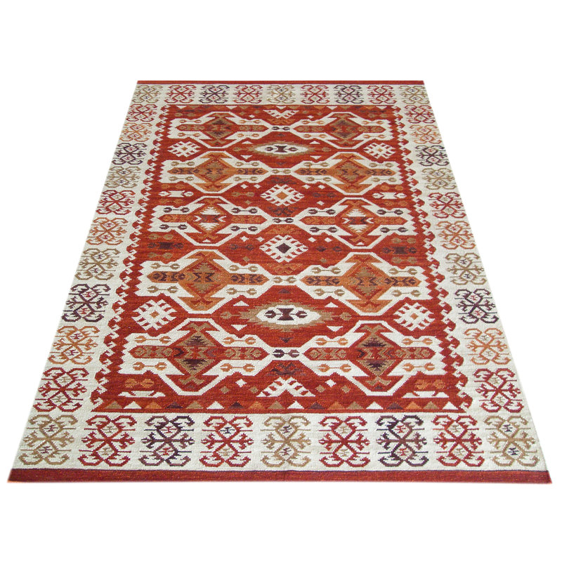 Southwestern Wool Hand Woven Area Rug, Rectangle 120 x 180cm