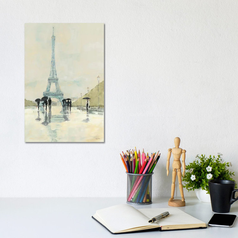 April In Paris by Avery Tillmon - Wrapped Canvas Gallery-Wrapped Canvas Giclée, Wrapped Canvas, 30.48 cm H x 45.72 cm W