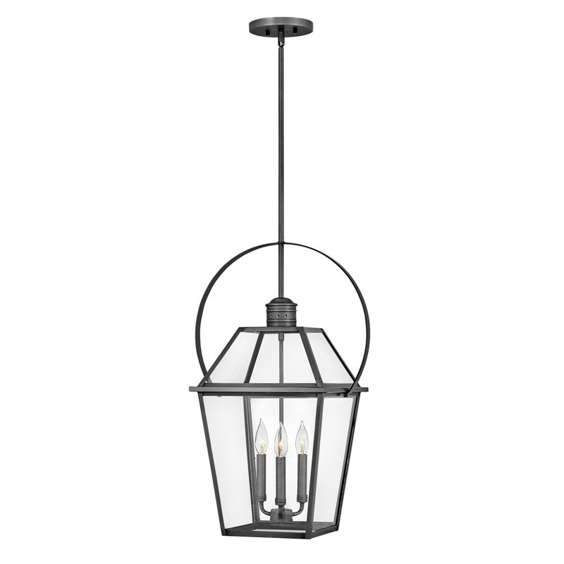 Nouvelle 26.5" Three-Light Outdoor Hanging Lantern