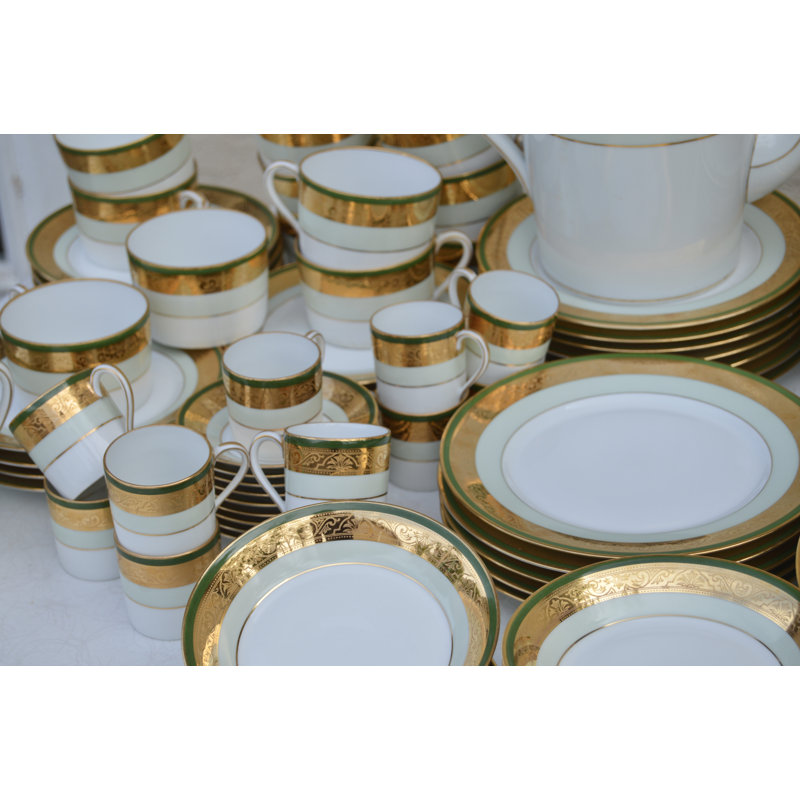 Porcelain Dinnerware Set - Service for 12