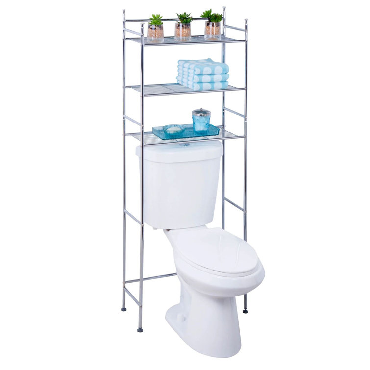 Lipkins Metal Freestanding Over-the-Toilet Storage (Set of 2) Rebrilliant