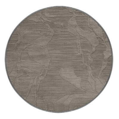 Machine Washable Abstract Gray Area Rug