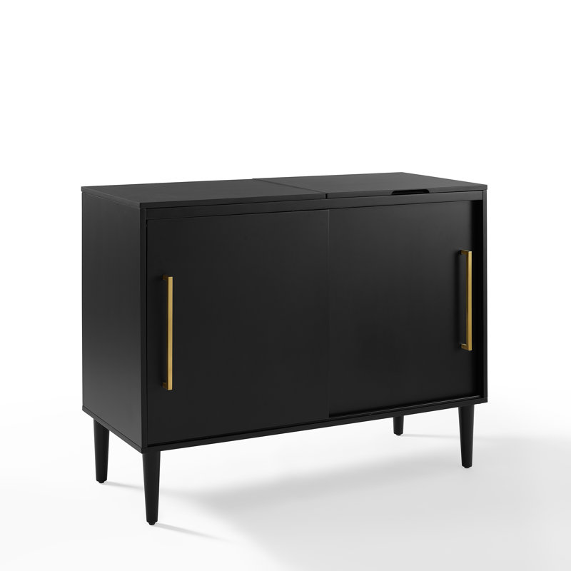 Everett Accent Cabinet, Matte Black