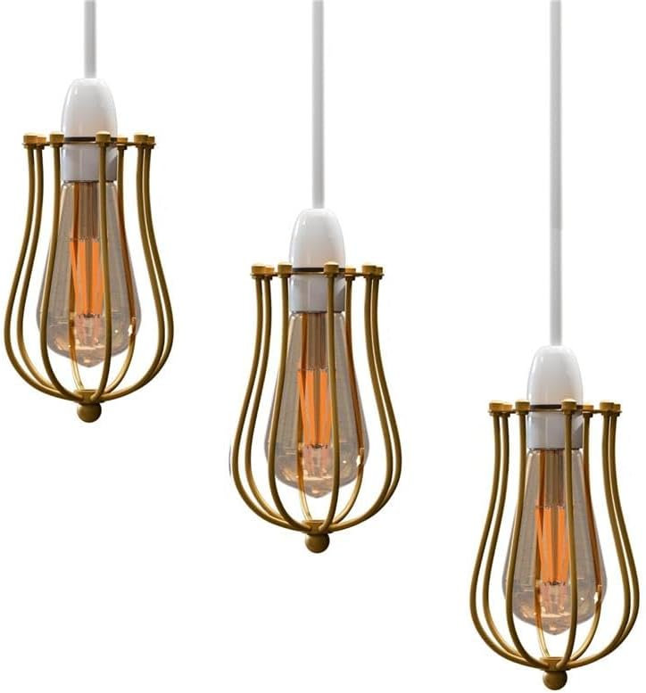 18cm H Metal Novelty Lamp Shade, Gold