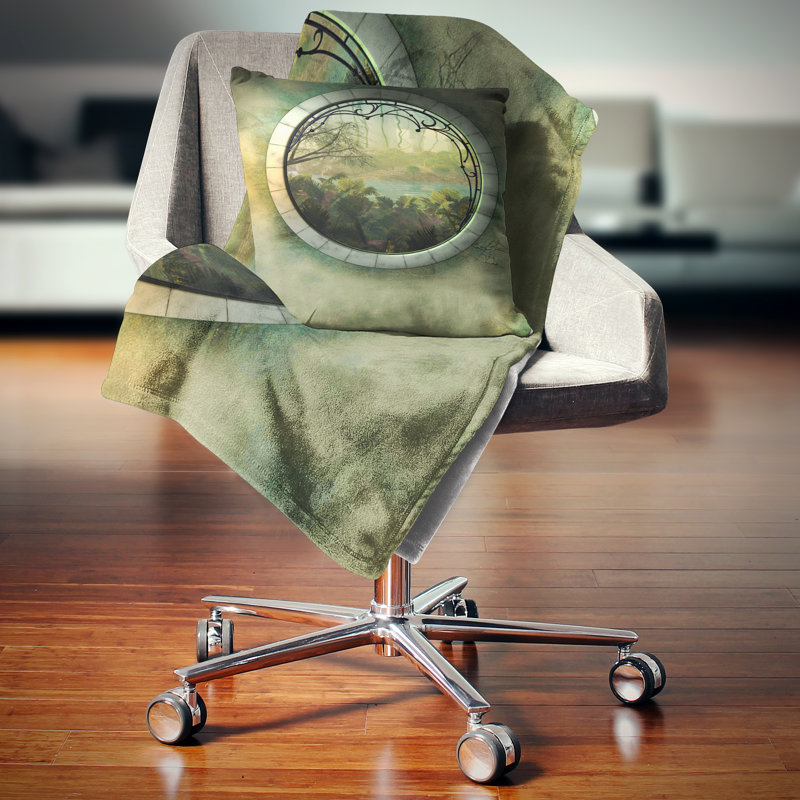 Oreiller avec cadre de photographie imaginaire, 18 po x 18 po, Coussin décoratif