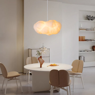 1 - Light Natural Drum Pendant