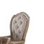 Chaise d'appoint rembourrée beige