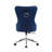 “Brambach Velvet Tufted Task Chair – Adjustable Modern Office Seating with Wooden Frame”-468751451