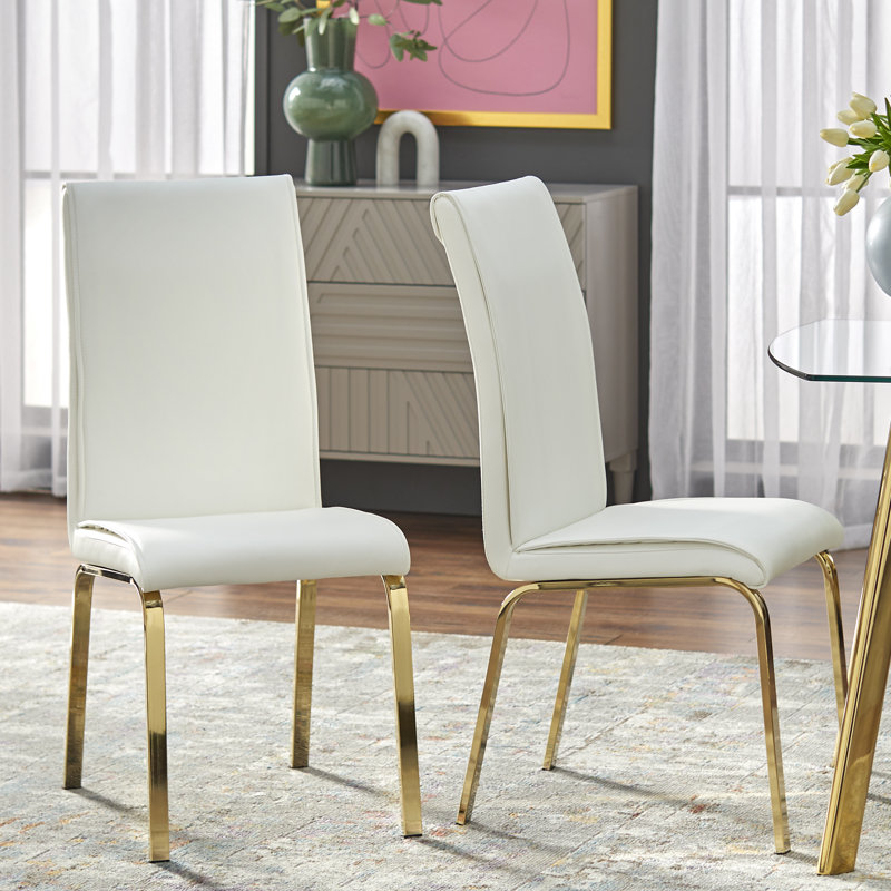 Chaise parsons Leia, Blanc