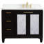 Ensemble de meuble-lavabo simple 43 po avec miroir Schreck-1115880037
