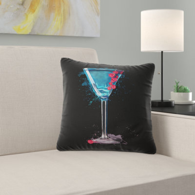 Margarita cocktail avec coussins à baies