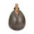 Decorative Terracotta Vase with Sculpted Form, Tilted Mouth, Matte Pottery Texture, and Woven Rattan Wrapped Handle for Textural Contrast and Handcrafted Visual Interest in Casual Home Accents-1884392258