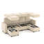 Canapé modulaire modulaire avec rangement pour siège, canapé modulaire et canapé modulaire avec repose-pieds-738637084