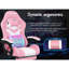 Brayden Studio Gaming Chair with Headrest-980360442-980360445