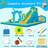 ECLIFE 16.1' x 13.9' Bounce House with Splash Pool and Air blower