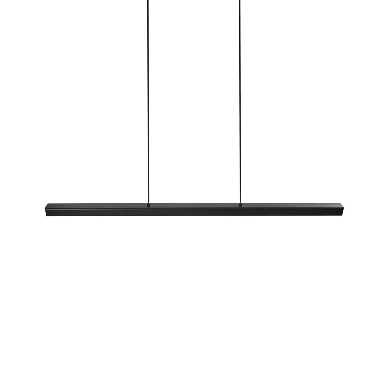 CANDELERO 1 - Light Matte Black LED Linear Pendant
