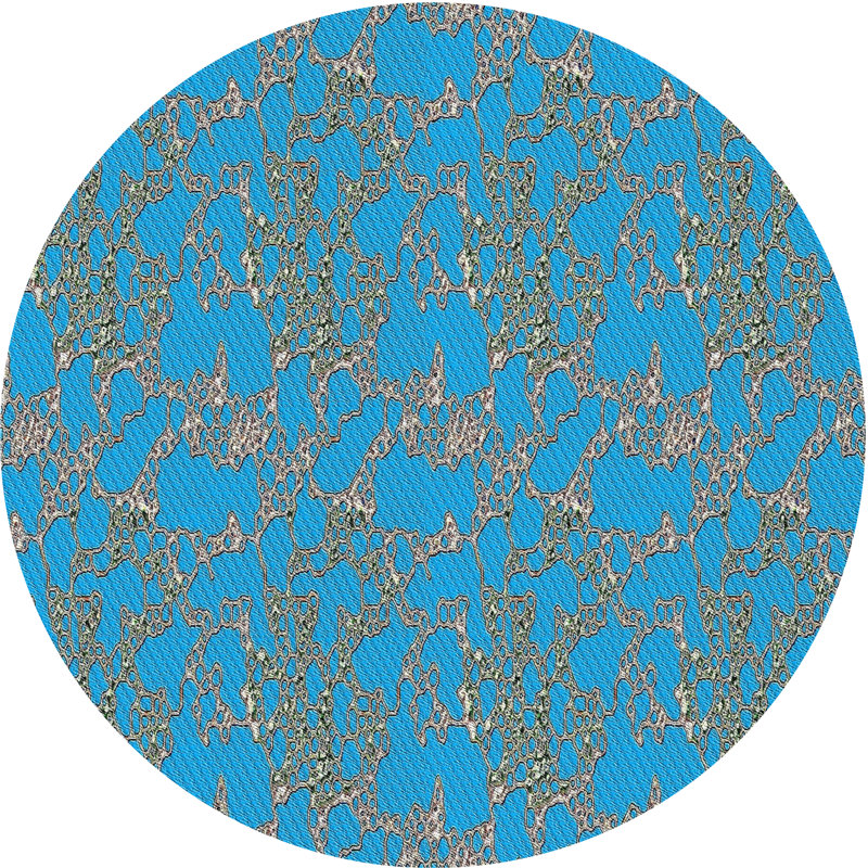 Tapis bleu ciel, Rond 5 pi