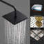 Modern Bathroom Thermostatic Shower Mixer Set with 38°C Safety Lock, 3-Mode Handheld
