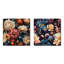 Gorecki - Ensemble de 2 collages floraux carrés-101844743-101844737