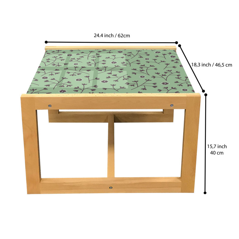 Jadyn-Rose Sled Coffee Table, 62cm H x 46cm W x 40cm D