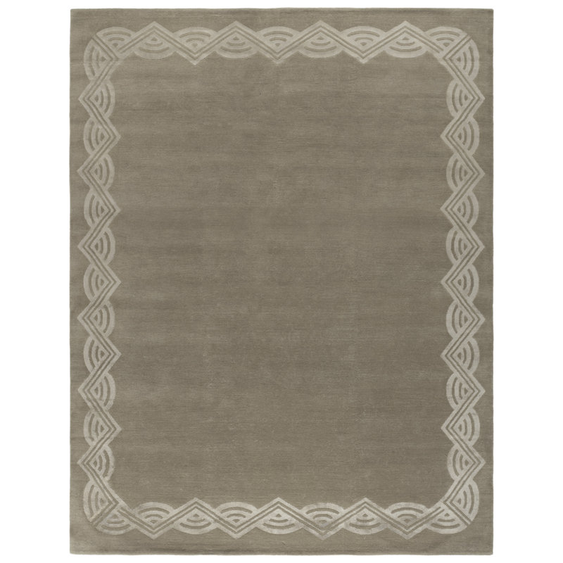 Ralph Lauren Dufrene Wool, Silk Geometric Rug, Rectangle 8' x 10'