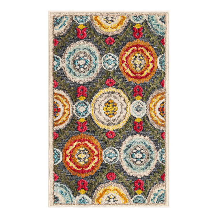 Tapis Bungalow Rose Oualida Caimin