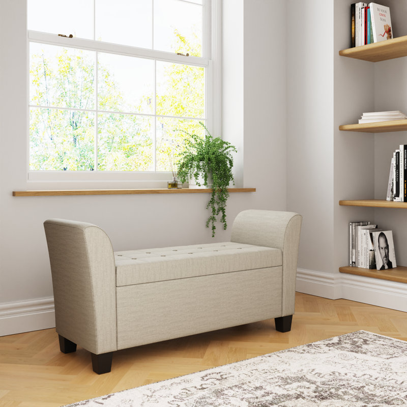 Ashley Storage Bench, Beige