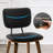 Faux Leather Upholstered Side Chair Dining Chair And Walnut Wood Finish-168889501-168889489