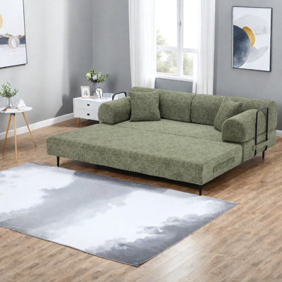 Space-saving Green Sofas, Premium Foam Filled, Modern Multifunctional Lounge