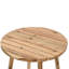 32,2 x 32,2 x 29,9 po, table en bois massif 32 x 30 po décontracté essentiel pour la salle à manger