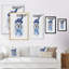 Illustration d'un chien blanc dans un gala - Art sur toile pour enfants-501056116-501056127