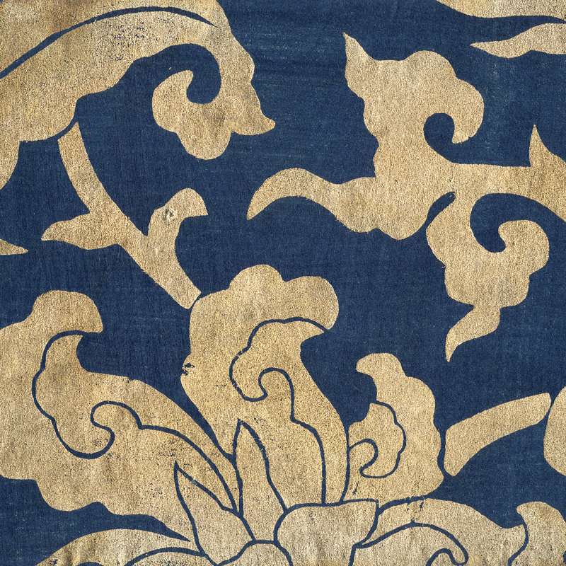 Motifs japonais VII, H 30 po x l 30 po