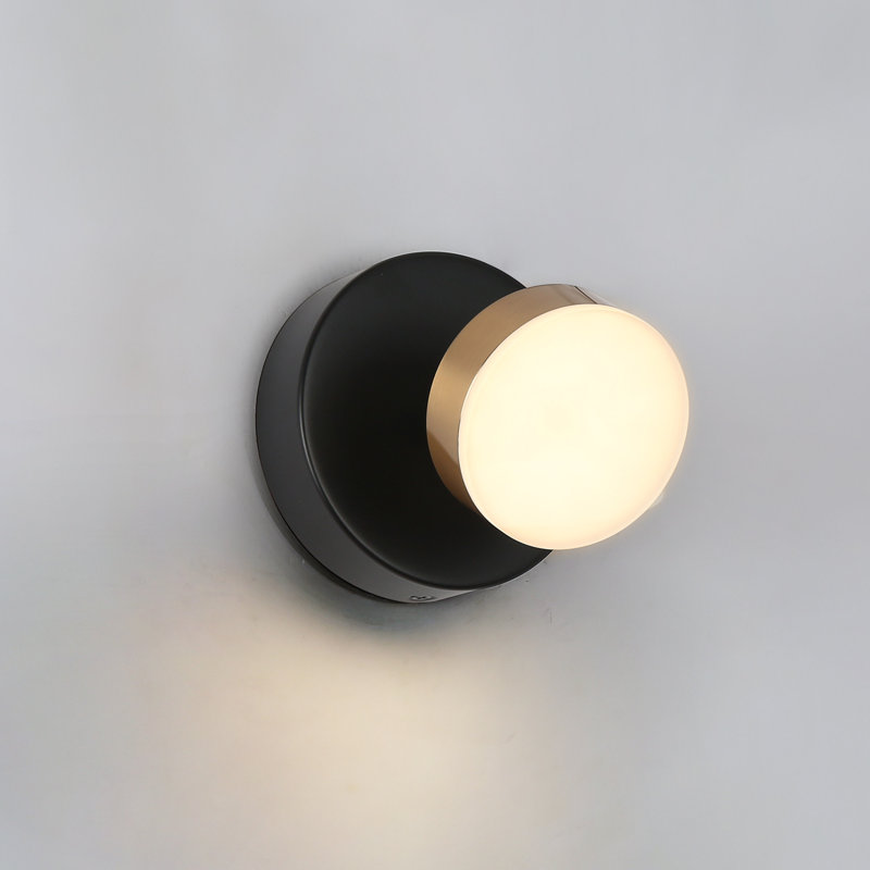 Essinger 1 - Light LED Dimmable Black Adjustable Wall Sconce