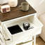 White 6 Drawer Tall Chest of Drawers, Steel Frame Bedroom Storage Dresser Unit for Living Room