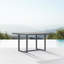Pavia 48" Power Coated Aluminum Dining Table-835512079