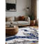 Tapis bleu lavable à la machine-493698201