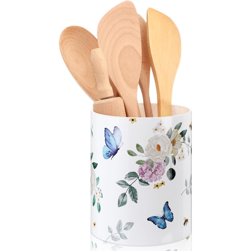 Ceramic Marble Kitchen Utensil Rack