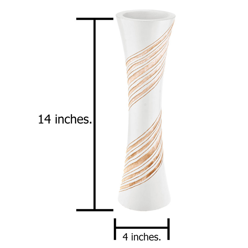 Handmade Wood Table Vase