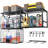 Heavy Duty Metal Garage Shelf With 2 Wire Baskets And Tool Rack, Rust-Resistant, Versatile DIY Installation, 15.74" D X 11.81" W X 11.81" H