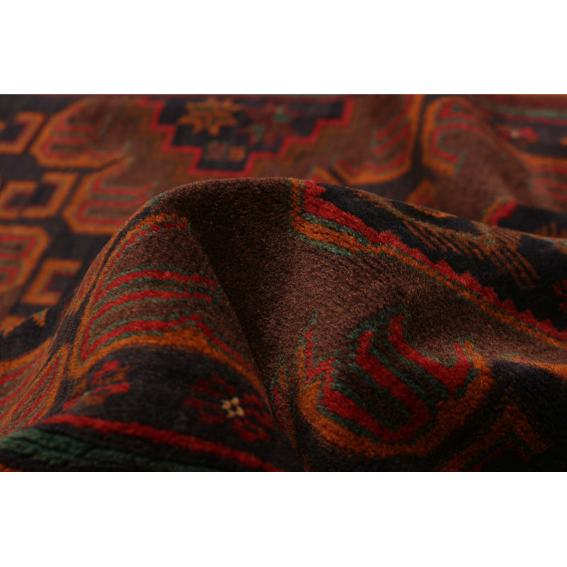 Teimani Brown Rug 4'3" x 7'3"