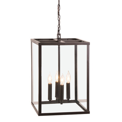 Carmella 4 - Light Square / Rectangle Chandelier