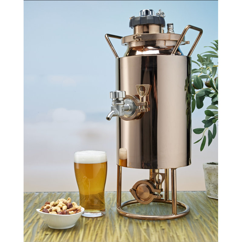 128oz. Stainless Steel Growler, Rose Gold