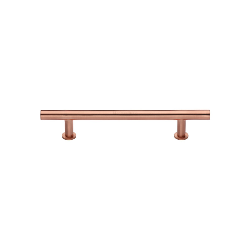 Heritage Brass Heritage Cabinet Pull T-Bar Design with Rose, 165cm L x 11cm W, Polished Chrome