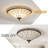 15.7" 3 Light Dimmable Black Vintage Polygon Semi-Flush Mount Ceiling Light,