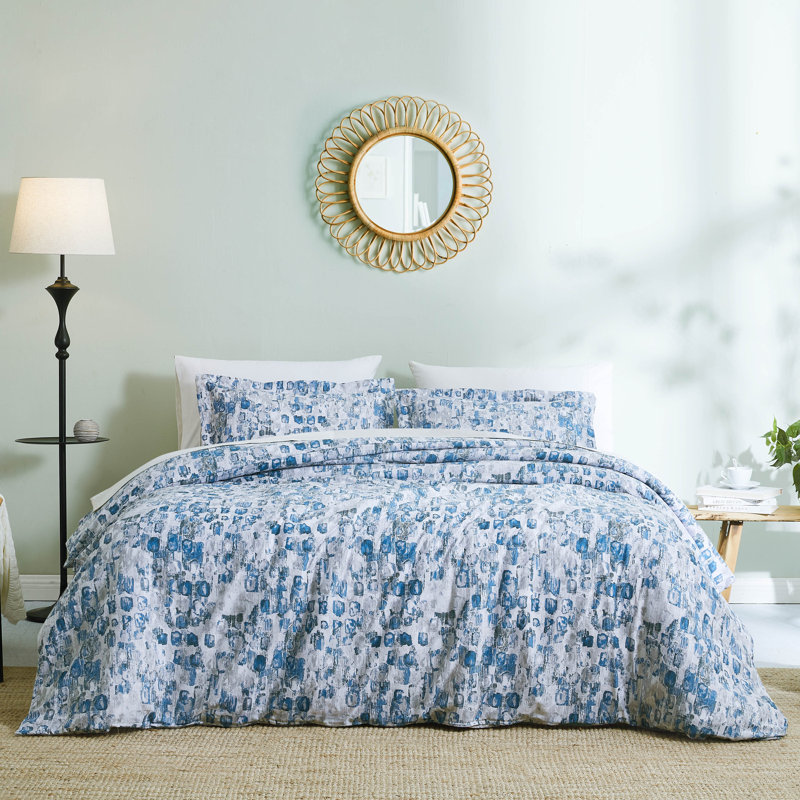 Rhythm oversized duvet cover set, King Duvet Cover + 2 King Shams