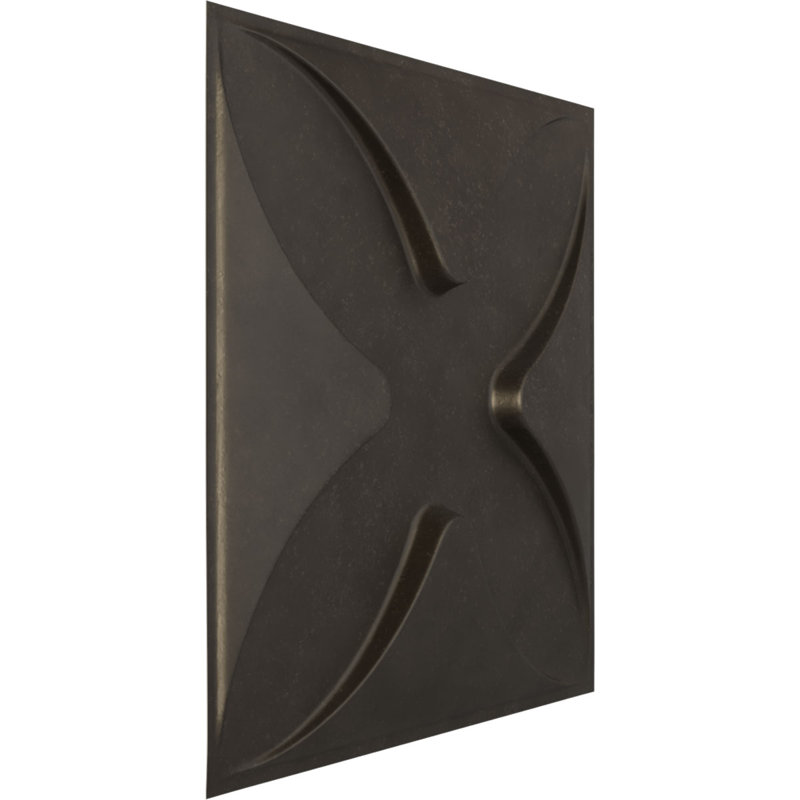 Austin EnduraWall Decorative 3D Wall Panel, 19.62" H x 19.62" W, UltraCover Satin Hunt Club Green
