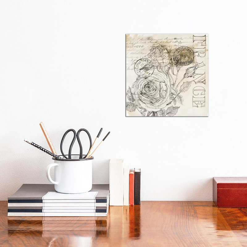 Rose Romance III by Jennifer Paxton Parker - Wrapped Canvas Print, 30.48 cm H x 30.48 cm W