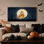 Art mural sur toile, "White Ghost"-1650079845