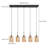 5-Light Kitchen Island Pendant Light